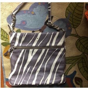 Kate Spade Zebra Print Inspired Crossbody Unique pattern perfect for everyday